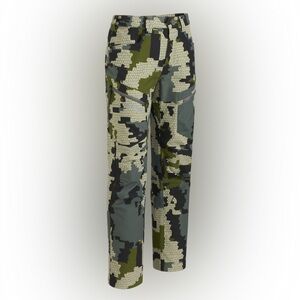 KUIU Youth 14/16 Attack Cargo Pants - Green and Gray Camo